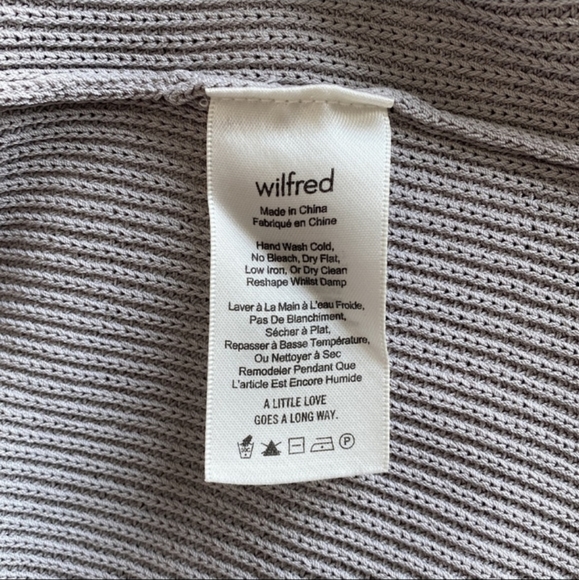 Aritzia Wilfred Dunkirk Long Open Cardigan - Picture 7 of 16
